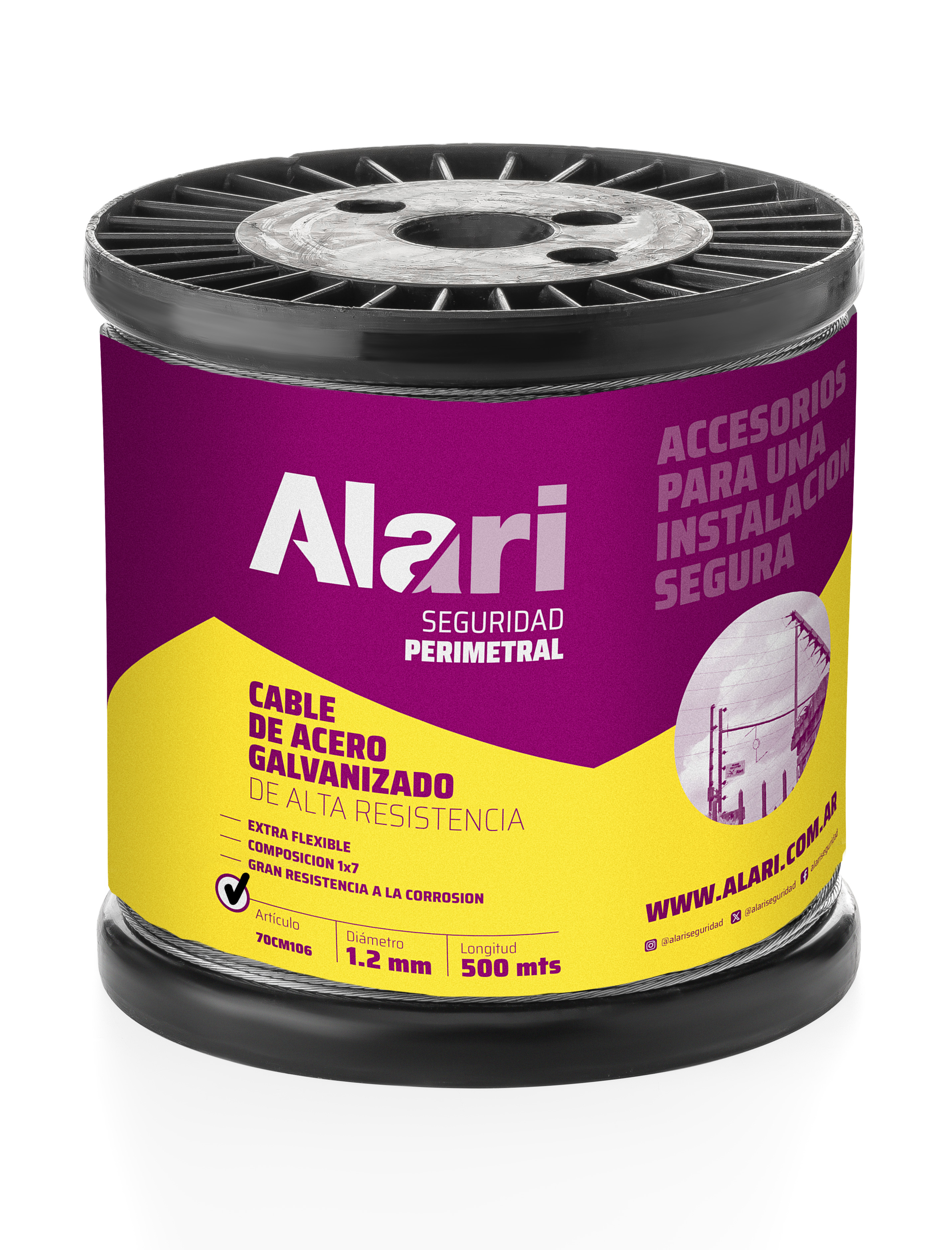 Cable Acero Galv 1,2mm