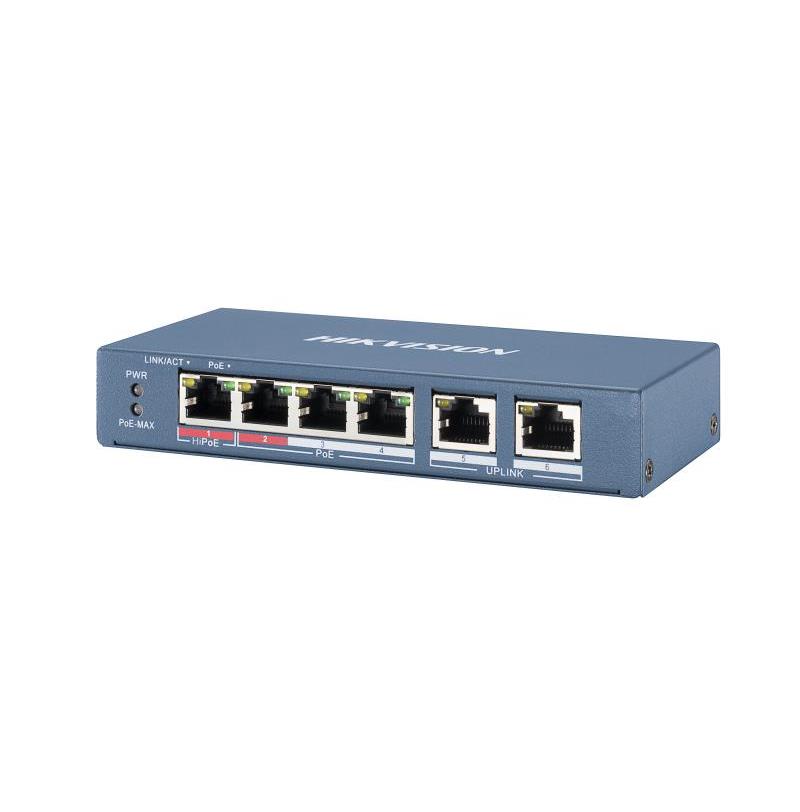 4 PoE+ 2FE Unmanaged