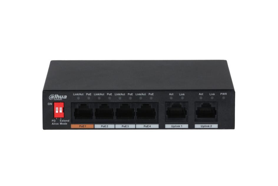 4PoE+2FE Switch OUTLET